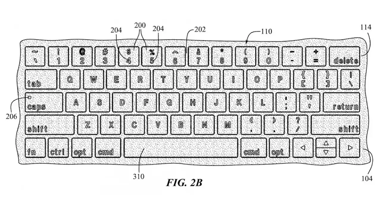 Paten Baru Apple, MacBook Masa Depan dengan Tombol Keyboard Dinamis