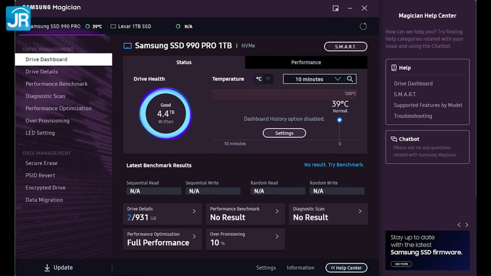Review Samsung 990 PRO 1TB: Kencang, Konsisten dan Bisa Diandalkan 9 Kencang Konsisten dan Bisa Diandalkan Review Samsung 990 PRO 1TB 4 32 screenshot