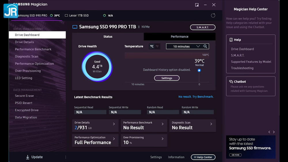 Kencang Konsisten dan Bisa Diandalkan Review Samsung 990 PRO 1TB 4 32 screenshot