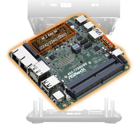 Mini PC ASRock Industrial 4X4 BOX 7000/D5 Series
