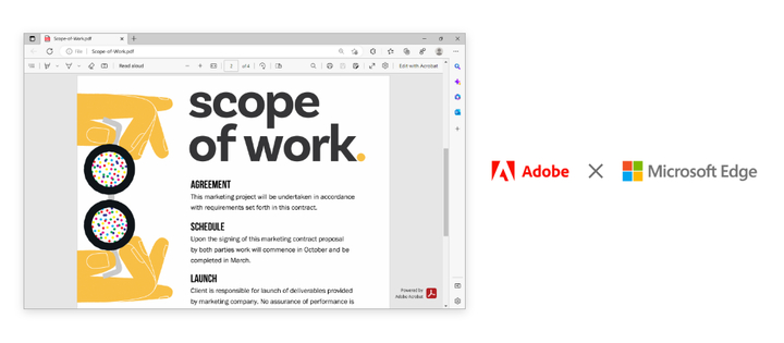 Microsoft Kolaborasi Dengan Adobe, Bawa Acrobat PDF ke Microsoft Edge 19 Microsoft x Adobe