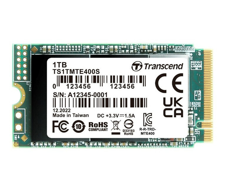 Transcend Kenalkan SSD Murah dengan interface M.2 2242: MTE400S 1 SSD Transcend MTE400S