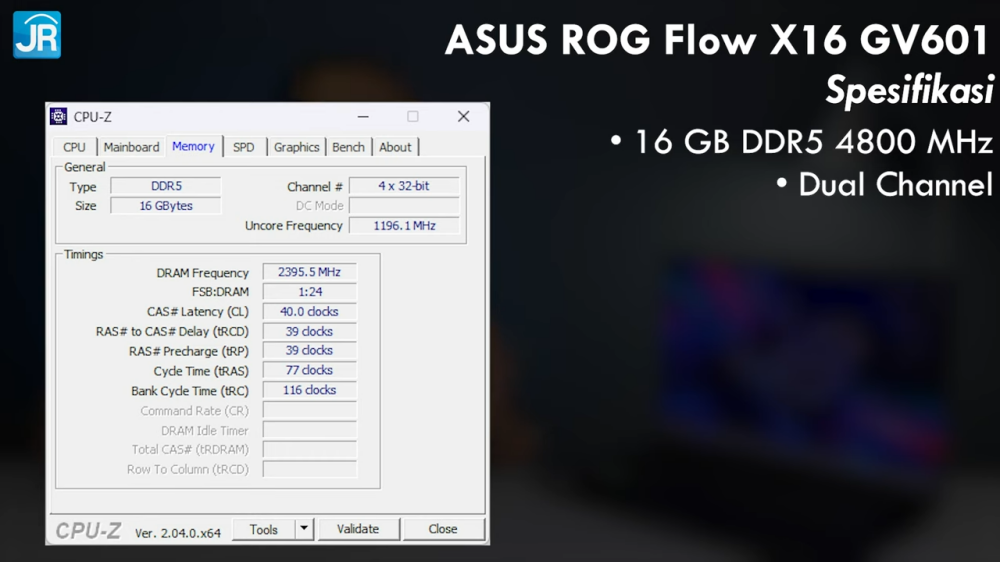 ASUS ROG Flow X16 GV601RW 5