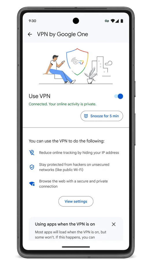 Google One VPN Access