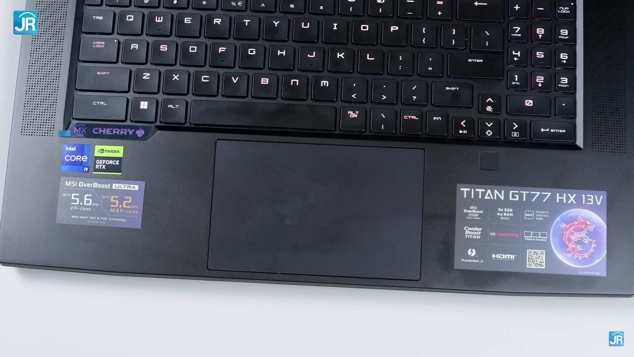 Review MSI Titan GT77 Intel Gen 13