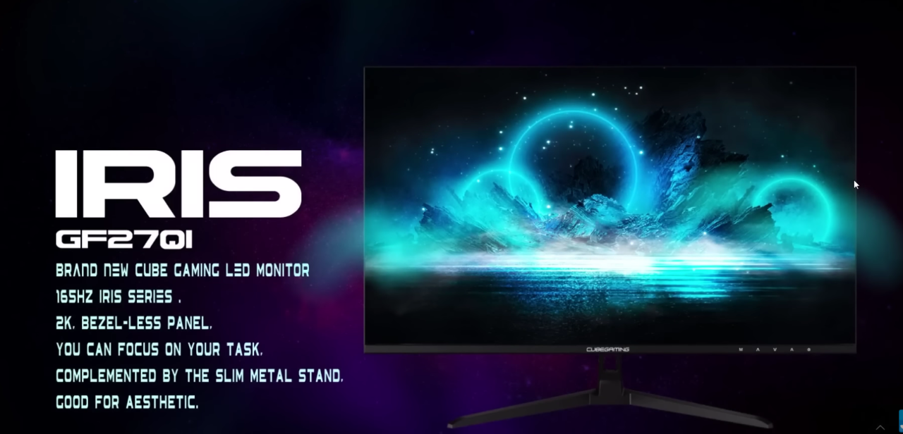 Review Cube Gaming IRIS GF27QI: Monitor Gaming Terjangkau, IPS QHD 165 Hz 2 Cube Gaming IRIS GF27QI