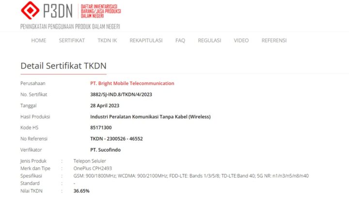Dua Smartphone OnePlus Sudah Nongol di TKDN 7 62b4c447f1debf08ea9426703ce79289