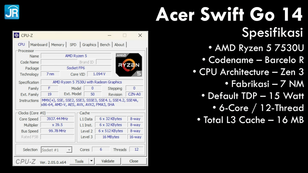 Acer Swift Go 14 3