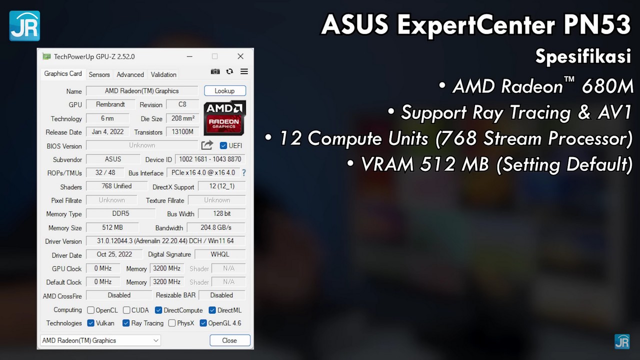 Review ASUS ExpertCenter P53 Mini PC