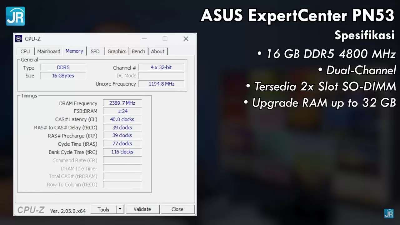 Review ASUS ExpertCenter P53 Mini PC