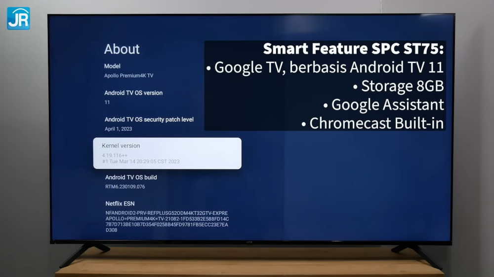 Review SmartTV SPC ST75: Google TV 75 SmartTV SPC ST75 11