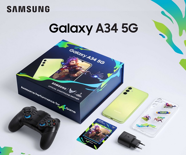 Galaxy A34 5G Lime Gaming Package