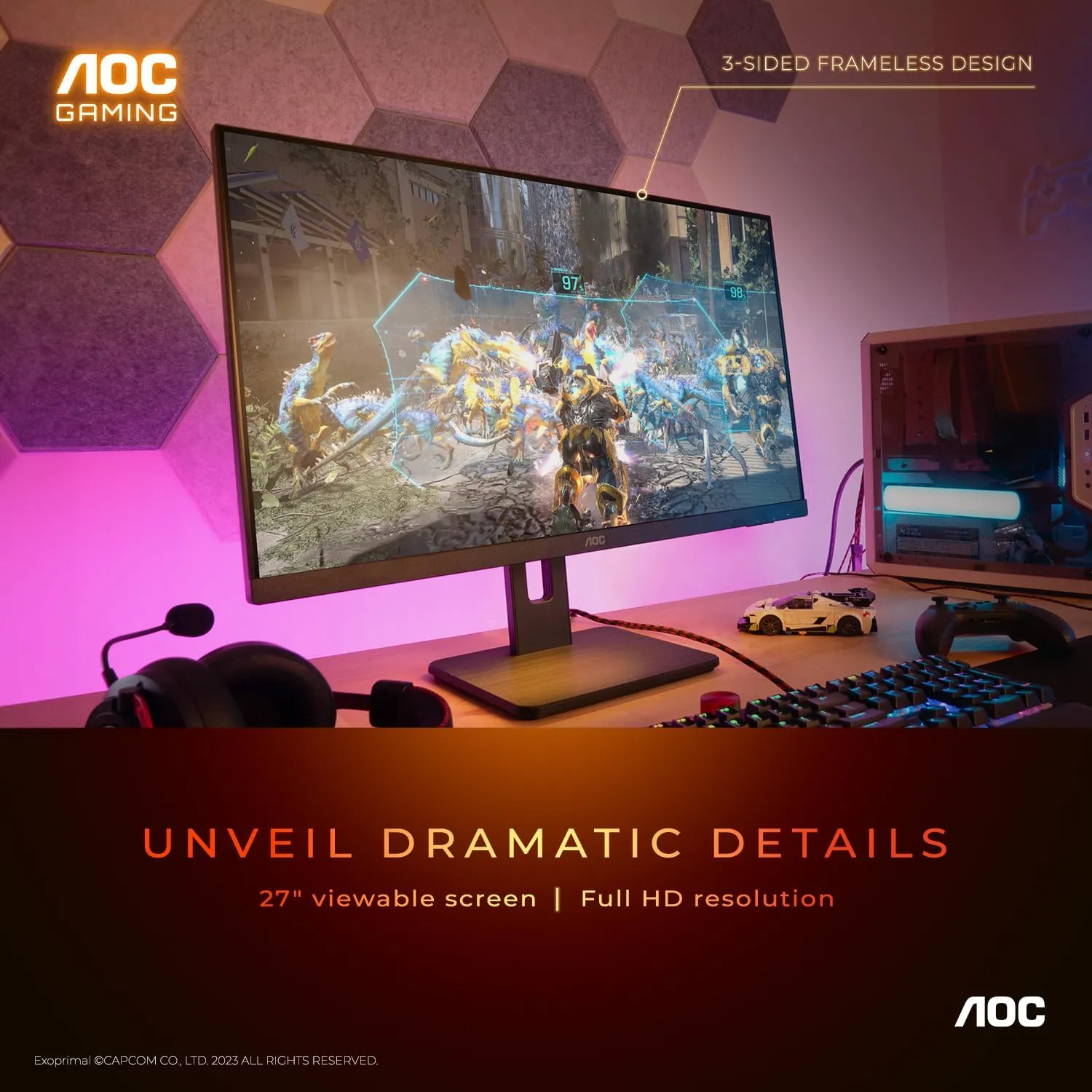 AOC 27G15 Diperkenalkan, Monitor Gaming 27 Inci dengan Refresh Rate 180Hz