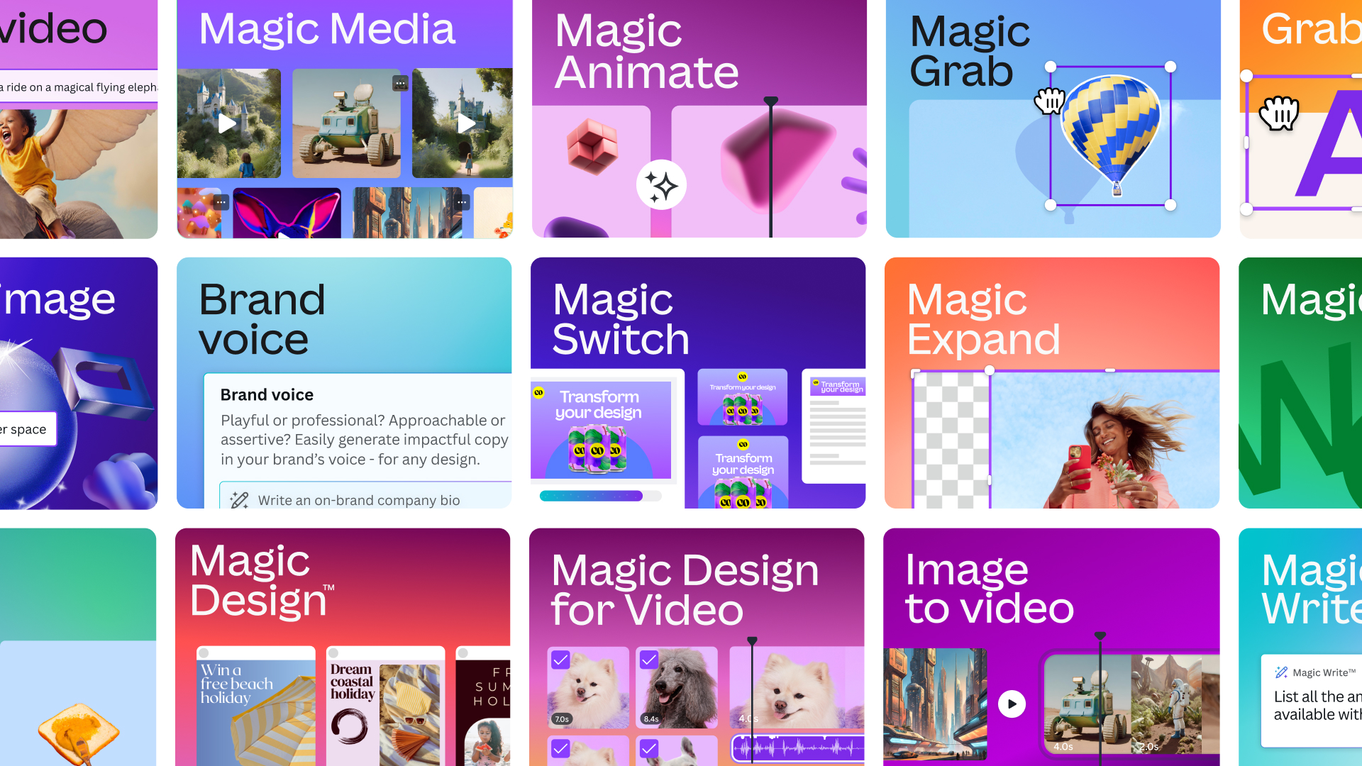 Canva Magic Studio Tile Compilation