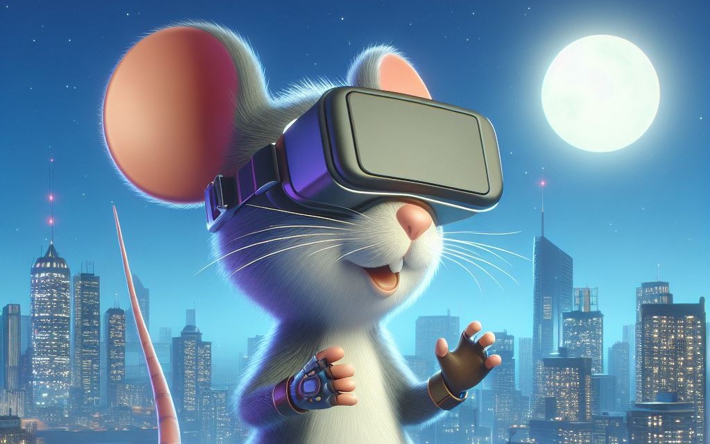 Headset VR buat Tikus