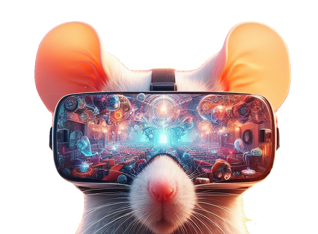 Headset VR buat Tikus