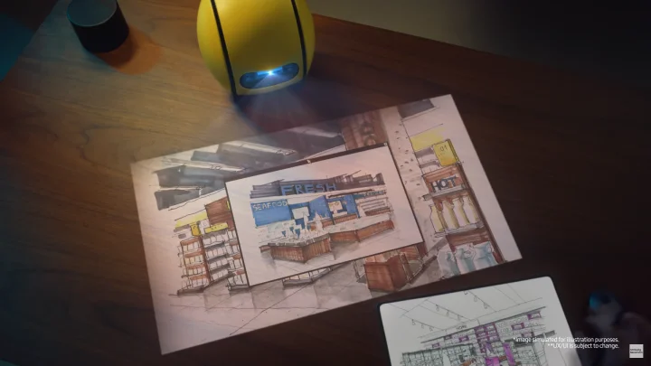 Robot AI Samsung Ballie Mejeng di CES 2024, Ada Proyektornya! 4 Screenshot 1746