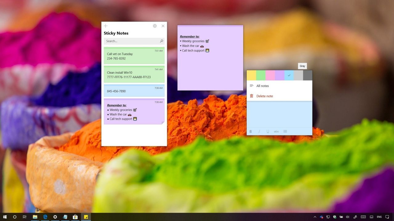Sticky Notes update