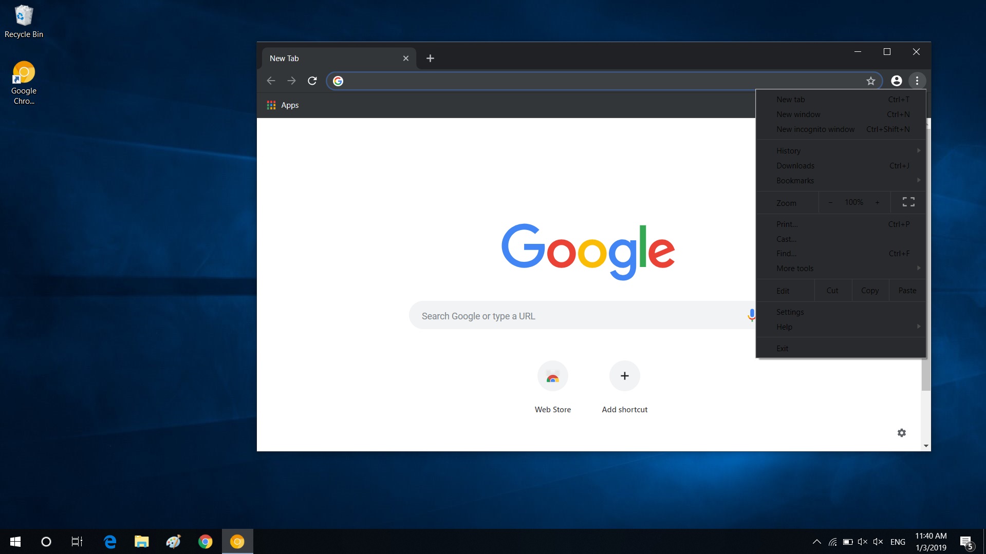 Windows on ARM Chrome