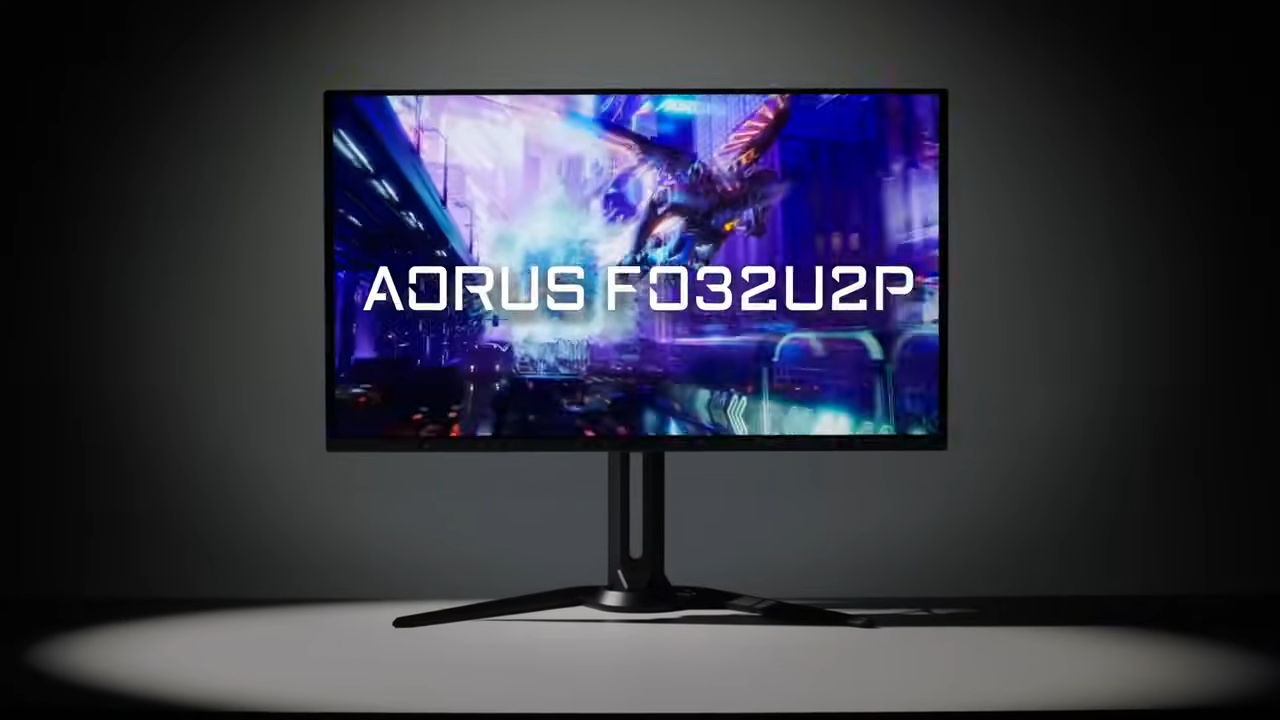 Worlds First DP2.1 UHBR20 OLED Gaming Monitor AORUS FO32U2P Official Trailer 1