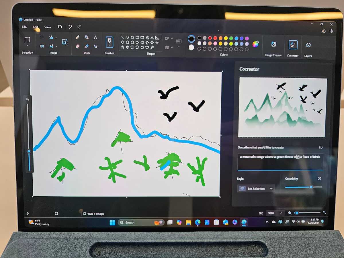 Microsoft Paint Cocreator