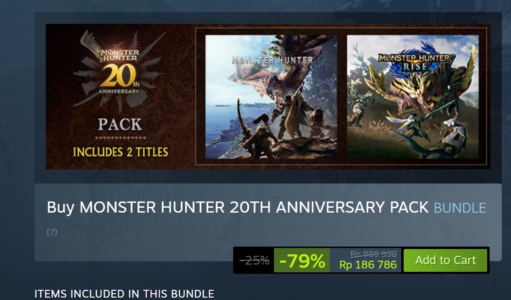 Bundle Monster Hunter: World + Monster Hunter Rise Cuma 180 Ribu Rupiah di Steam! 2 1bb255cf75c665e5af758f1c7cf51142