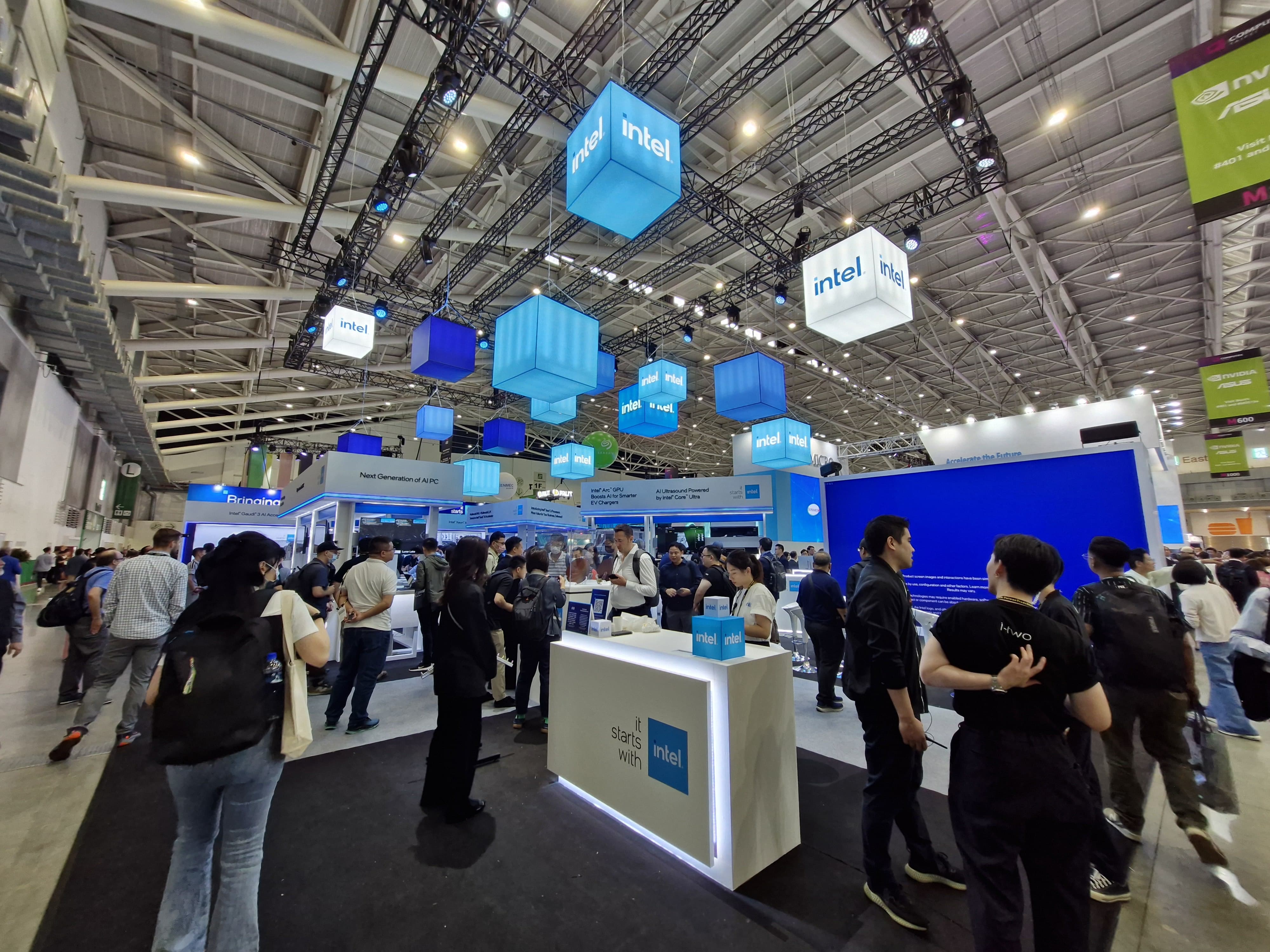 Booth Intel computex 2024
