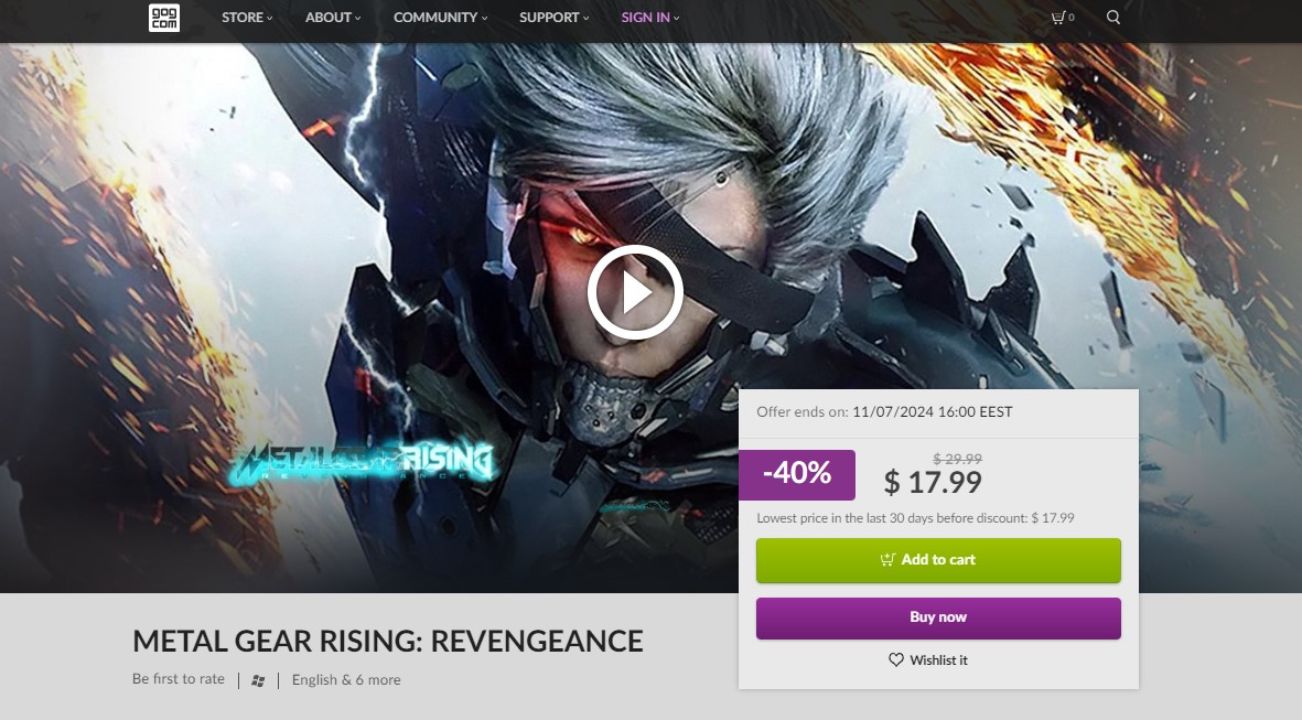 Metal Gear Rising: Revengeance PC Rilis via GOG, Indonesia Tetap Kena REGION LOCK! 2 1f2b1c67c4e99efaf4680fa3315df085