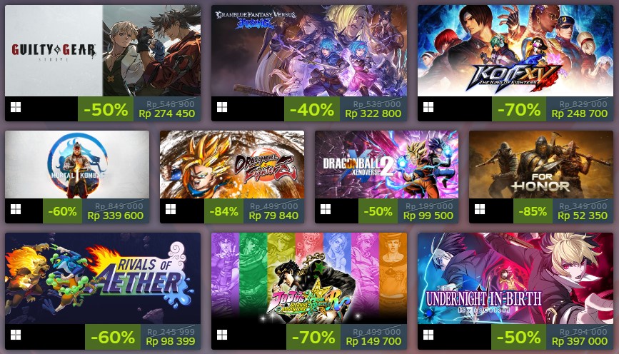 Sambut EVO 2024, Steam Diskon Besar-Besaran Game Fighting! 7 5c3122c26708ead93377cdae65bd798b
