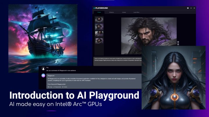 Intel AI Playground Resmi Meluncur