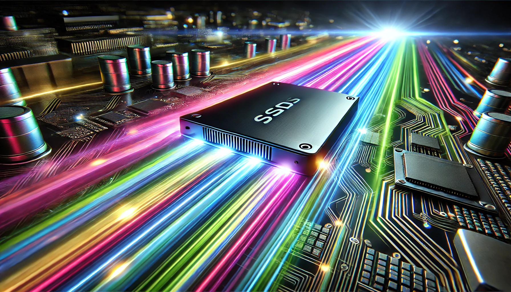 SSD kabel optik Kioxia kecepatan cahaya