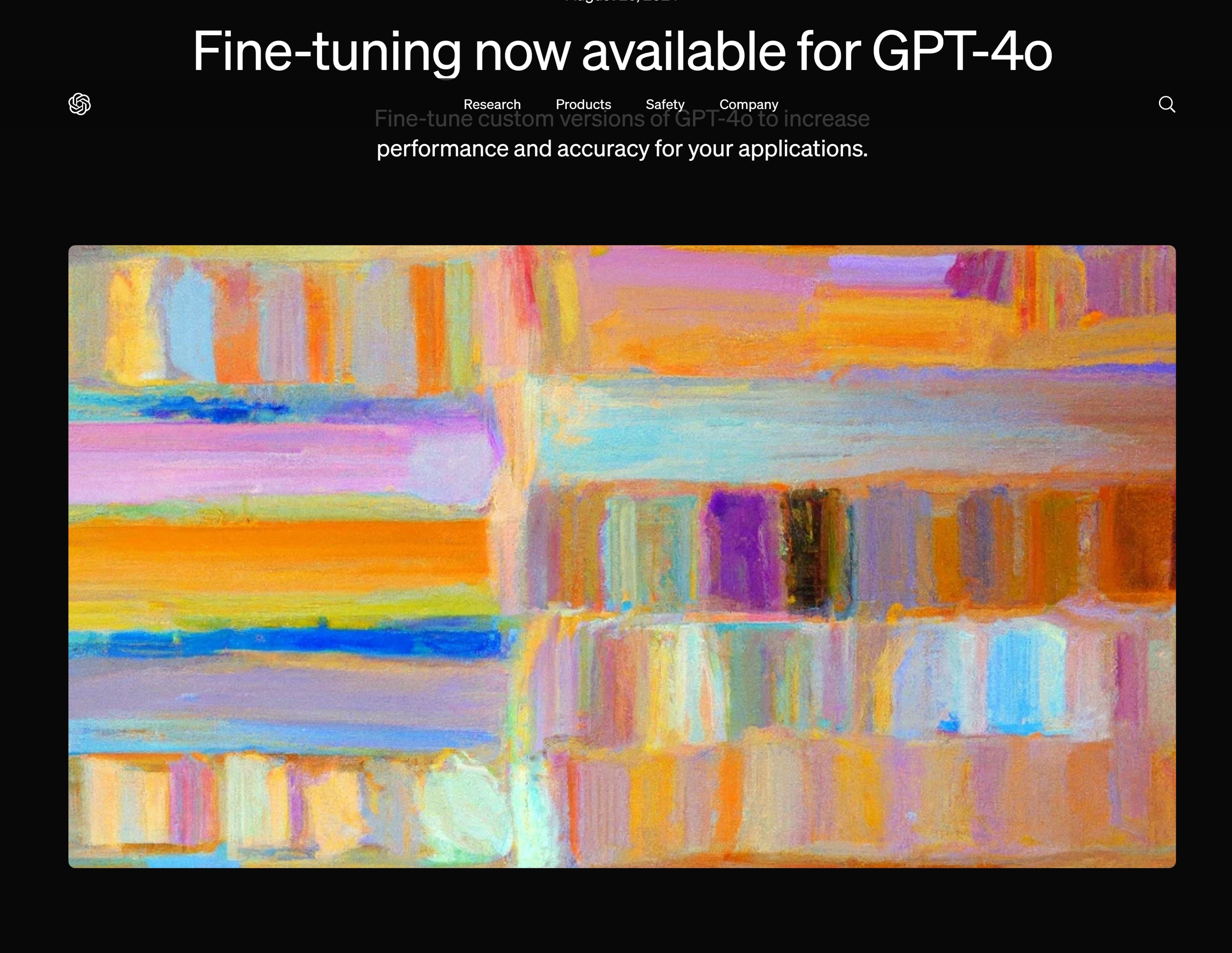 GPT-4o Kini Dapatkan Fitur Fine Tune 3 GPT-4o Fine Tune