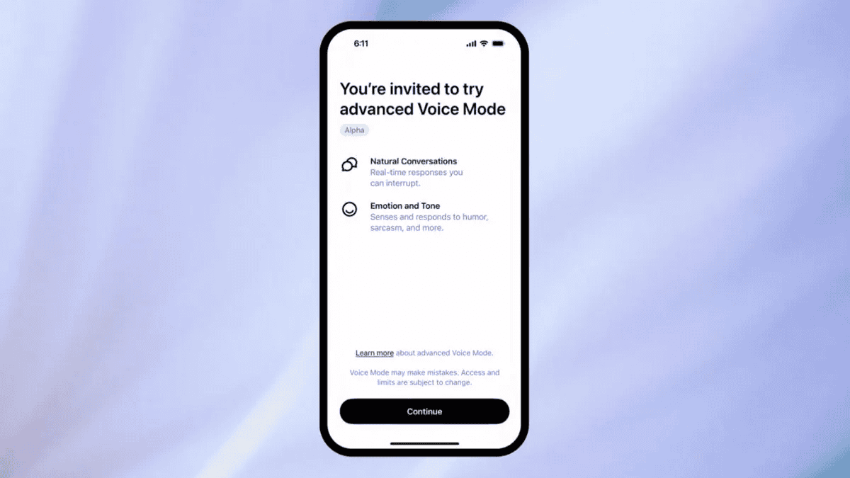 Update Advanced Voice Mode di ChatGPT, Interupsi Percakapan Berkurang 1 advanced voice mode chatgpt plus