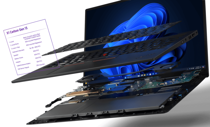 Lenovo ThinkPad X1 Carbon Gen 13 Aura Edition Resmi Diumumkan, Hadir Dengan Bobot Di Bawah 1 KG! 2 Material Lenovo ThinkPad X1 Carbon Gen 13 Aura Edition