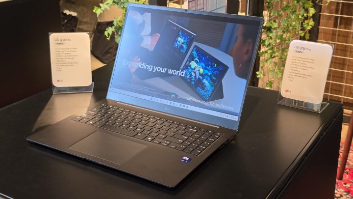 laptop LG yang menggunakan prosesor Intel Lunar Lake