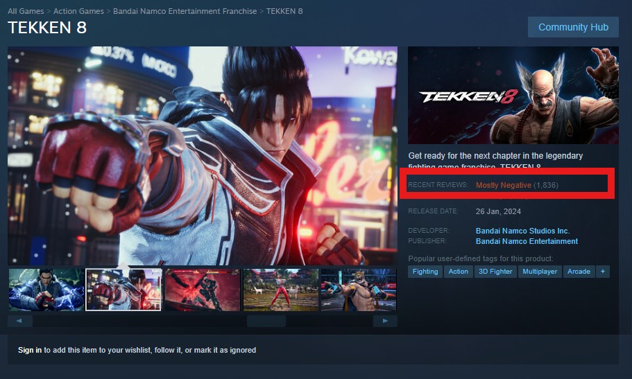 Dianggap Serakah, Tekken 8 Dihujani Review Negatif! 1 826b2a3fade9c837cfbadcb28ae7b434