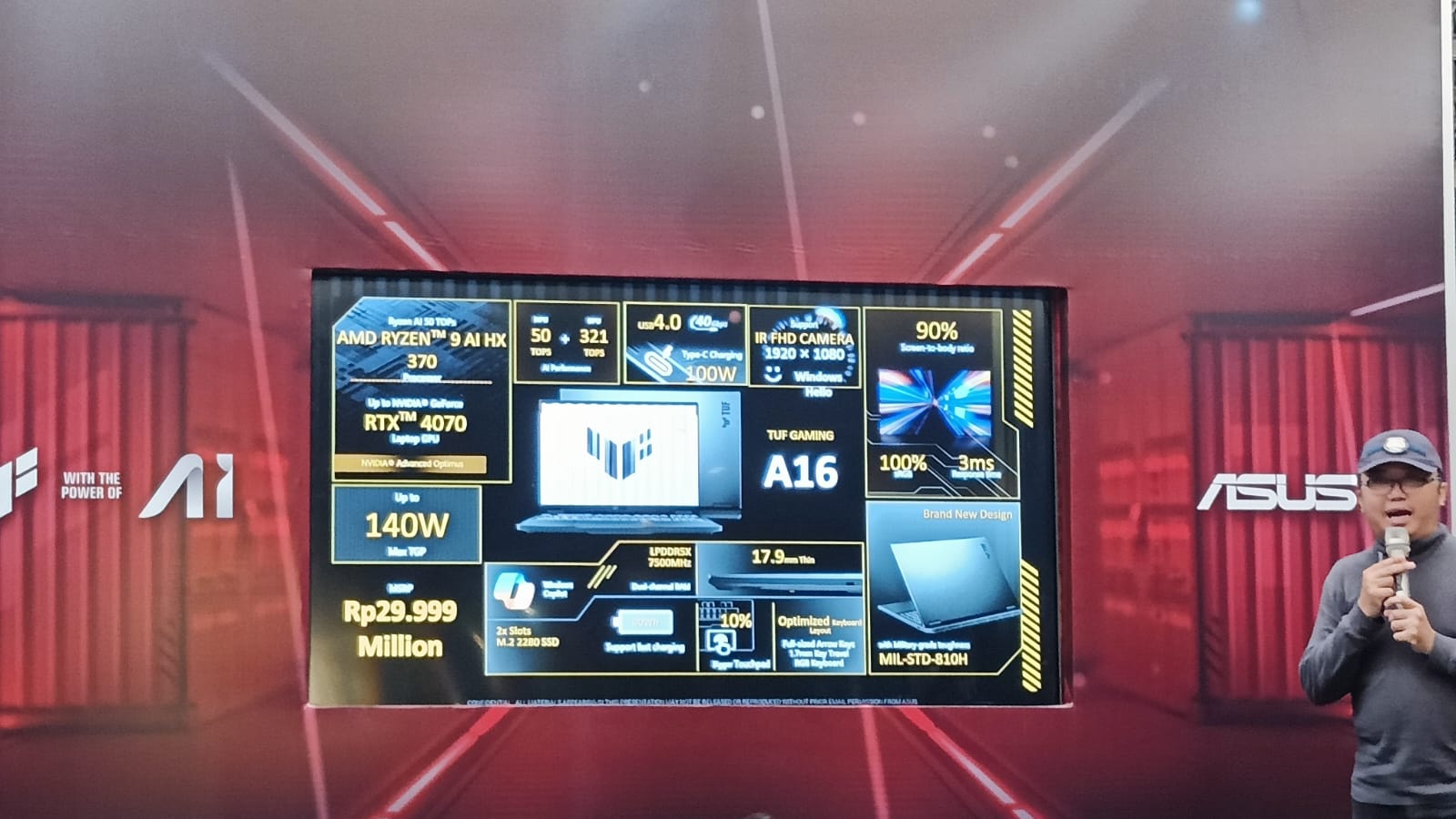 ASUS TUF Gaming A16 Rilis, Laptop Gaming 16 Inci Powerful dan Ringkas! 5 ASUS TUF Gaming A16 FA608 5