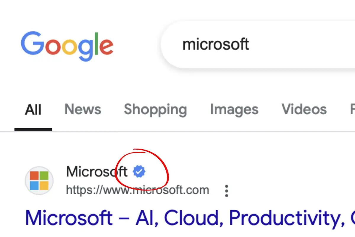 Google Search Uji Coba Fitur Verifikasi Centang Biru di Hasil Pencarian 1 google search