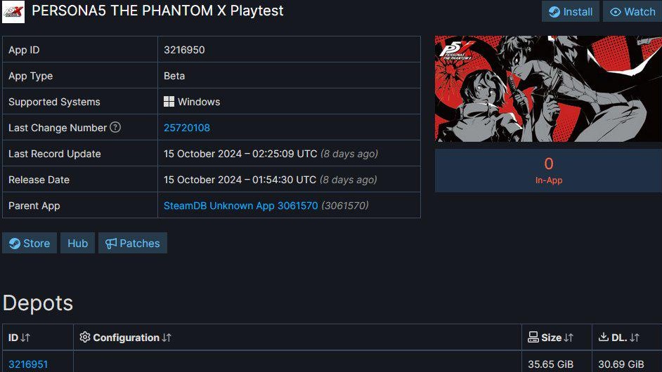 Persona 5: The Phantom X Playtest versi PC Masuk SteamDB! 12 d8b10ea0bc52e7ac23b007fecf1d4748