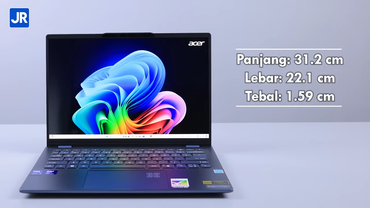 Review Acer Swift 14 AI Copilot+ PC (2024): Laptop Paling Irit, Kencang untuk Gaming, Tipis dan Ringan 4 Acer Swift 14 AI Copilot PC 2038