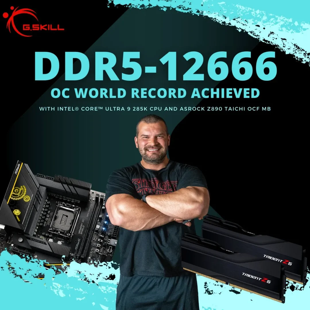 G.Skill Trident Z5 CK CUDIMM Pecahkan Rekor DDR5