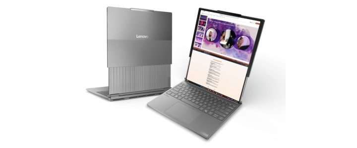 Lenovo laptop layar gulung