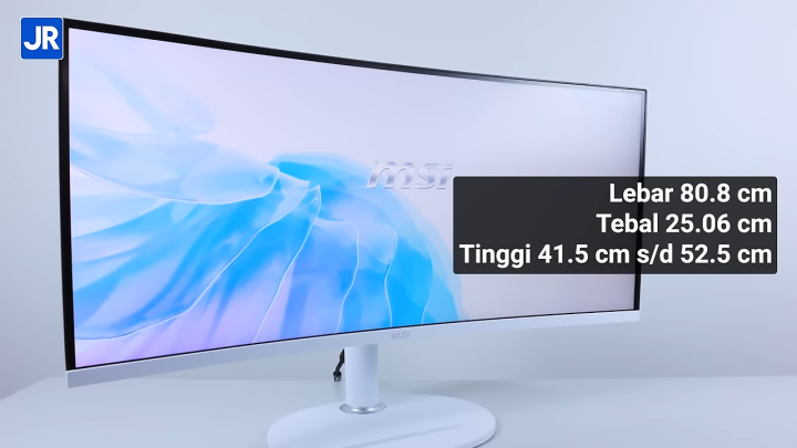 Review MSI Modern MD342CQPW: Monitor Ultrawide 21:9 dengan Konektor ...
