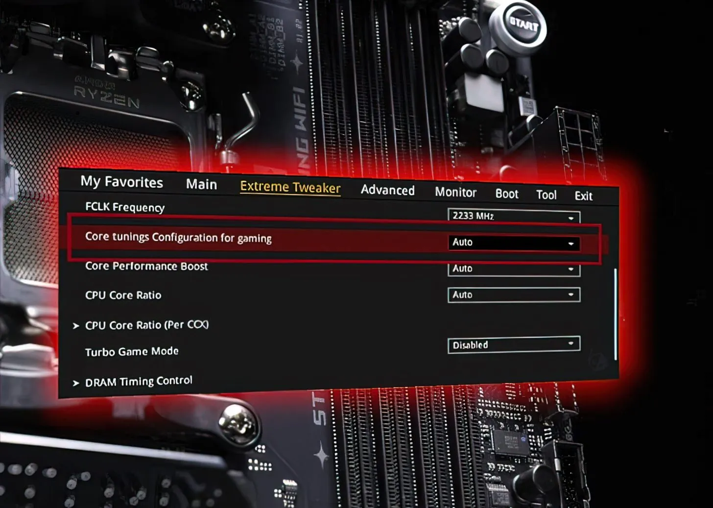 asus Core Tuning Config for Gaming bios am5