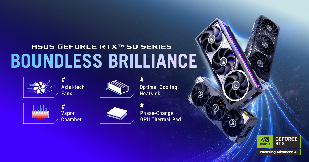 ASUS GeForce RTX 50 series