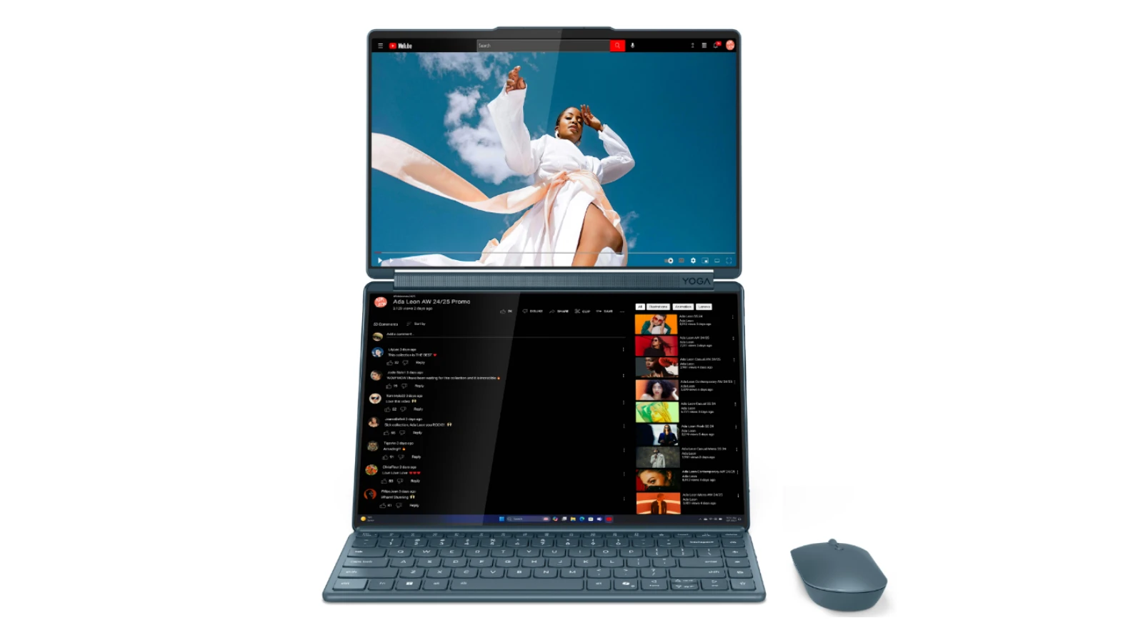 Laptop Dual Layar, Lenovo Yoga Book 9i Gen 10 Rilis di CES 2025 • Jagat