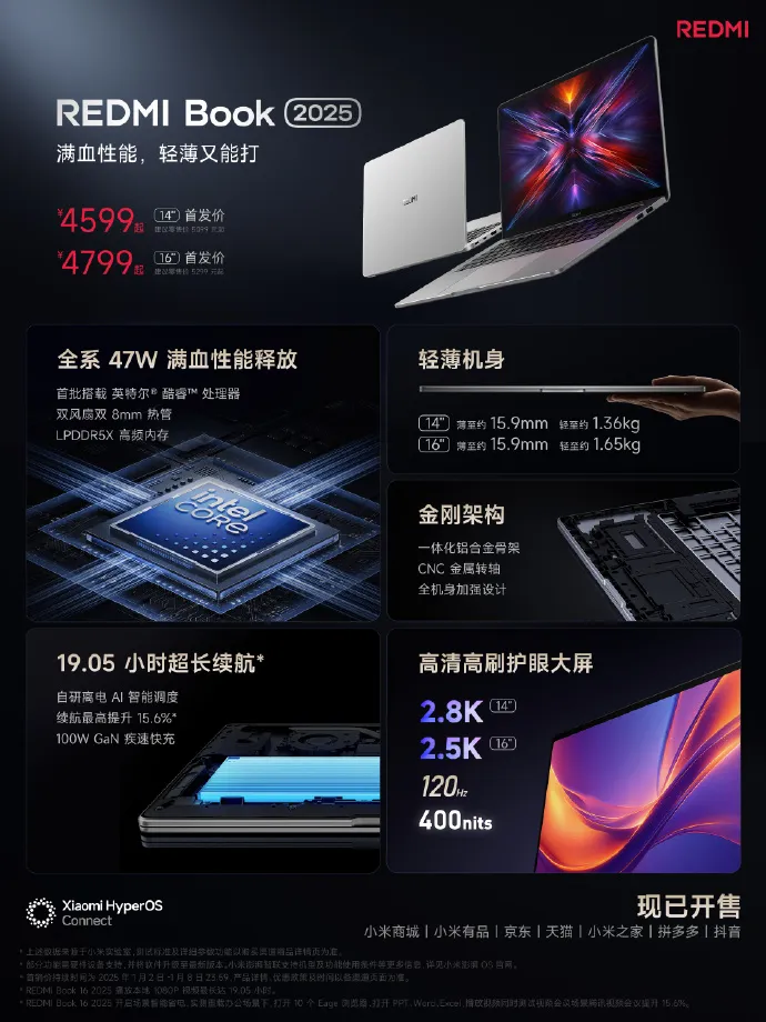 Redmi Book 2025 Diperkenalkan, Kini Usung Intel Core 5 220H 2 redmi book 2025 2