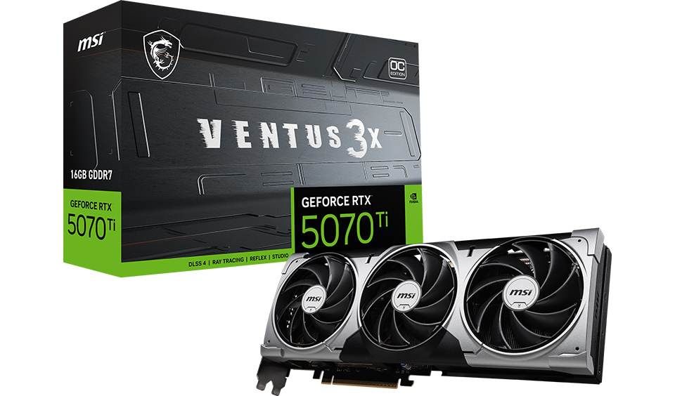 MSI Umumkan Line-Up GPU NVIDIA RTX 5070 Ti Series 4 MSI RTX 5070 Ti Ventus