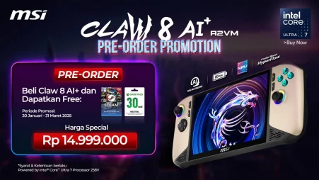 MSI Claw 8 AI+ Resmi Meluncur di Indonesia, Segini Harganya! 6 msi claw