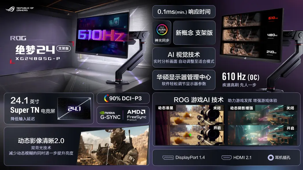 Asus ROG Strix XG248Q5G P